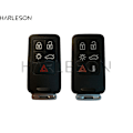 Miniatyrbillede 1 af 4: Nøgleskal til Volvo smart bilnøgle, original nøgleskal, udskiftning af låg, 5/6 knapper, S60L, XC60, S80L, V60, V40 5 boutons