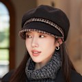 Miniatyrbilde 4 av 4: Retro åttekantet hatt utendørs 1 Casual dame Newsboy Cap a