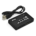 Miniatyrbillede 1 af 2: Universal USB-kortlæser - Sort