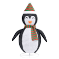 Pikkukuva 4 / 10: vidaXL Koristeellinen pingviini LED-valoilla, ylellinen kangas, 120 cm
