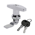 Miniatyrbild 1 av 10: Lastbil T-handtag Lås Släpvagnsspärr KROM Chrome
