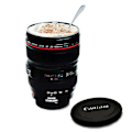 Miniatyrbilde 1 av 5: Kaffe-krus med kameraobjektiv, beste gaveidéer for fotografer for reiser, autentisk Canon-replika (bare krus)