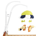 Miniatyrbilde 2 av 4: 23 tommer (ca 58,4 cm) barneseng mobil stativ arm, klo