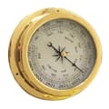 Miniatyrbillede 4 af 5: Styck Båd Barometer Ur Termometer Hygrometer Vejrstation Sæt Vægmontering Type Messing til C-LP-