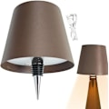 Pikkukuva 1 / 8: Langaton pullolamppu, RGB LED-pullolamppu 3 väriä-X73- Brown