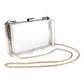Transparent bag with chain - Silver
