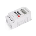 Miniatyrbilde 4 av 9: DIN-skinne Digital Ukentlig Timer 12V DC Inngang 7 Dager Programmerbar 24h Timerbryter Tid Relé Utgangsbelastning Høy Effekt 30A