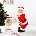 Miniatyrbild 5 av 5: Ny Elektrisk Svingande Jultomte 2024, Musikalisk Jultomteleksak Batteridriven Sjungande och Dansande Jultomte