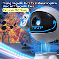 Miniatyrbilde 9 av 10: Astronaut Galaxy-projektor Stjernehimmel Astronaut Lys Touch