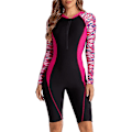 Miniatyrbillede 1 af 5: Dame One Piece Boyleg Sportsbadedragter Langærmet Badedragt UV-Beskyttelse Rash Guard Surfing Dykkerdragt Atletisk Badedragt_ll Farve 07-FQ5- Color 07 M