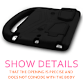 Miniatyrbillede 7 af 7: Børnecover med stativ sort iPad Air2 sort