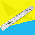 Miniatyrbild 5 av 5: Marinlinjal Parallelllinjal Nautiska Kartor Parallelllinjal Kartläggnings Punkter Att Dra Parallelllinjal 450mm