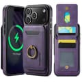 iPhone 17 Pro Case with MAGKING K1 MagSafe Detachable Wallet and RFID Purpur