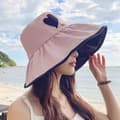 Sommarmode Flickor Tyghatt Solhatt Sommarhatt ROSA pink