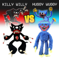 Miniatyrbild 4 av 7: Poppy Playtime Plysch plyschleksak Huggy Wuggy Doll svart svart