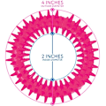 Pikkukuva 2 / 4: Piikikäs sensorinen sormus / rannekoru Fidget Lelu (3 kpl pakkaus) 3 Pack