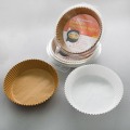 Miniatyrbild 3 av 8: airfryer papper engångs airfrypapper tillbehör 16/20cm brun fyrkantig 20cm 50st