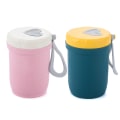 Pikkukuva 5 / 5: Mikroaaltouunin lounasrasia lusikkatikkuilla Setti Pink