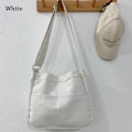 Pikkukuva 2 / 10: Olkalaukku Canvas käsilaukku VALKOINEN white
