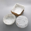 Miniatyrbild 4 av 8: airfryer papper engångs airfrypapper tillbehör 16/20cm brun rund 16cm 30st