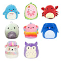 Pikkukuva 4 / 5: 20 cm Squishmallow-pehmotyyny lahja - vaaleanpunainen dinosaurus