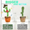 Pikkukuva 2 / 9: Sings Dance Repetitive Talking Cactus Toy 3