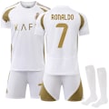 Miniatyrbillede 1 af 2: Al-Nassr FC Udebanetrøje Børn Fodboldtrøje 2024-2025 Nr 7 Ronaldo 2024-2025 Udebanetrøje 2daren 2024-2025 Away 2 2024-2025 Away 2 24