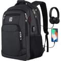 17.3 inch Laptop Backpack with USB Charging Port, Water Resistant Large Capacity