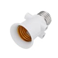 Miniatyrbild 5 av 5: 2 st AC100-240V 4A E27 lamphuvudkonverteringsuttag, lampadapter