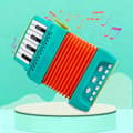 Musikinstrument til børn, kompakt harmonika til læring
