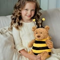 Pikkukuva 2 / 4: Jellycat Söpö Mehiläis Karhu Nukke 25 cm Bartholomew Karhu Mehiläinen Pehmolelu Fuzzy Humla Nalle Pehmolelut Kawaii Lahjat Epäviralliset alkuperäistarvikkeet
