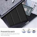 Pikkukuva 3 / 4: Yhteensopiva Samsung Galaxy Tab S6 Lite Kotelo Puskuri Kolmiosainen Musta Epäviralliset alkuperäistarvikkeet Black Svart