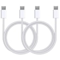 Pikkukuva 1 / 3: Erä USB-C-yhteensopivia kaapeleita iPhone-yhteensopiva - 2 metrin punottu nylonkaapeli Phonillico Epäviralliset alkuperäistarvikkeet