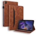 Compatible with Samsung Galaxy Tab A9+ Split Shockproof Leather Protective Case Brun