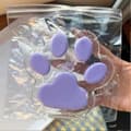 Kæmpe Pote Squishy til Børn Voksne, Stor Fluffy Kattepote Squishy Legetøj til Stresslindring, Superbløde Klem Fidget Legetøj Purple