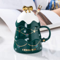 Miniatyrbild 5 av 8: Set med cover och sked 500 ml Keramisk mugg för