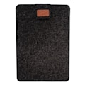 Miniatyrbillede 2 af 5: Datafodral 13-tommer, Passer til MacBook Pro og Air - Sleeve uldfilt Dark grey Mörkgrå
