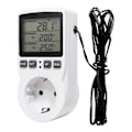 Miniatyrbillede 1 af 5: Nye Modeller Digital Temperaturkontrol Stikkontakt EU-stik Termostat Med Timer Sensorprobe Varme Køling (W)