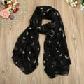 Butterfly Patterned Scarf/Shawl for Women