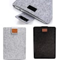 Miniatyrbilde 1 av 5: Datafodral 13-tommer, Passer MacBook Pro og Air - Sleeve ullfilt Light grey Ljusgrå