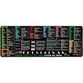 Miniatyrbillede 3 af 4: Excel-Tastaturgenveje Musmåtte - Udvidet Stor XL Cheat Sheet Spilmusmåtte | PC Office Regneark Tastaturmåtte | Skridsikker Syet Kant