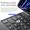 Pikkukuva 2 / 5: Suojaava kotelo iPadille Bluetooth-näppäimistöllä iPad Pro 13 M4 2024 Mörkgrå Mørkegrå