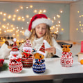 Miniatyrbillede 5 af 6: Julepynt Gavepose Julegodtepose med Snoretræk