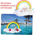 Miniatyrbillede 6 af 7: Flydende Drikkeholder Oppustelig Pool Float Øl Drikke Mad Spabad Til Vand Pool Party Forsyninger Dam