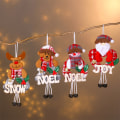 Miniatyrbild 2 av 5: 8 st artiklar decoration de Noël creation d'un nouveau pendentif décoratif d'arbre de Noël mini - poupée stéréo