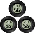 Mini Tower Digital LCD Termometer Hygrometer Temperatur Luftfuktighet -50~70℃ 10%~99% RH Portabel Termometer Thermo Hygrometer Indikator (3 st)