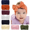 8-pack Baby Nylon Pannband Hårband