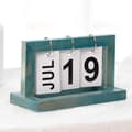 Miniatyrbild 1 av 5: Trä vintage evighetskalender, vintage Trä H