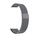 Miniatyrbillede 1 af 5: Urrem i rustfrit stålnet til mænd og kvinder, egnet til Apple Watch 7 Milan-rem (grå 42/44/45 mm)