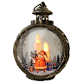 Miniatyrbild 1 av 5: Juldekorationer Led-lampor Julkronor Bärbar